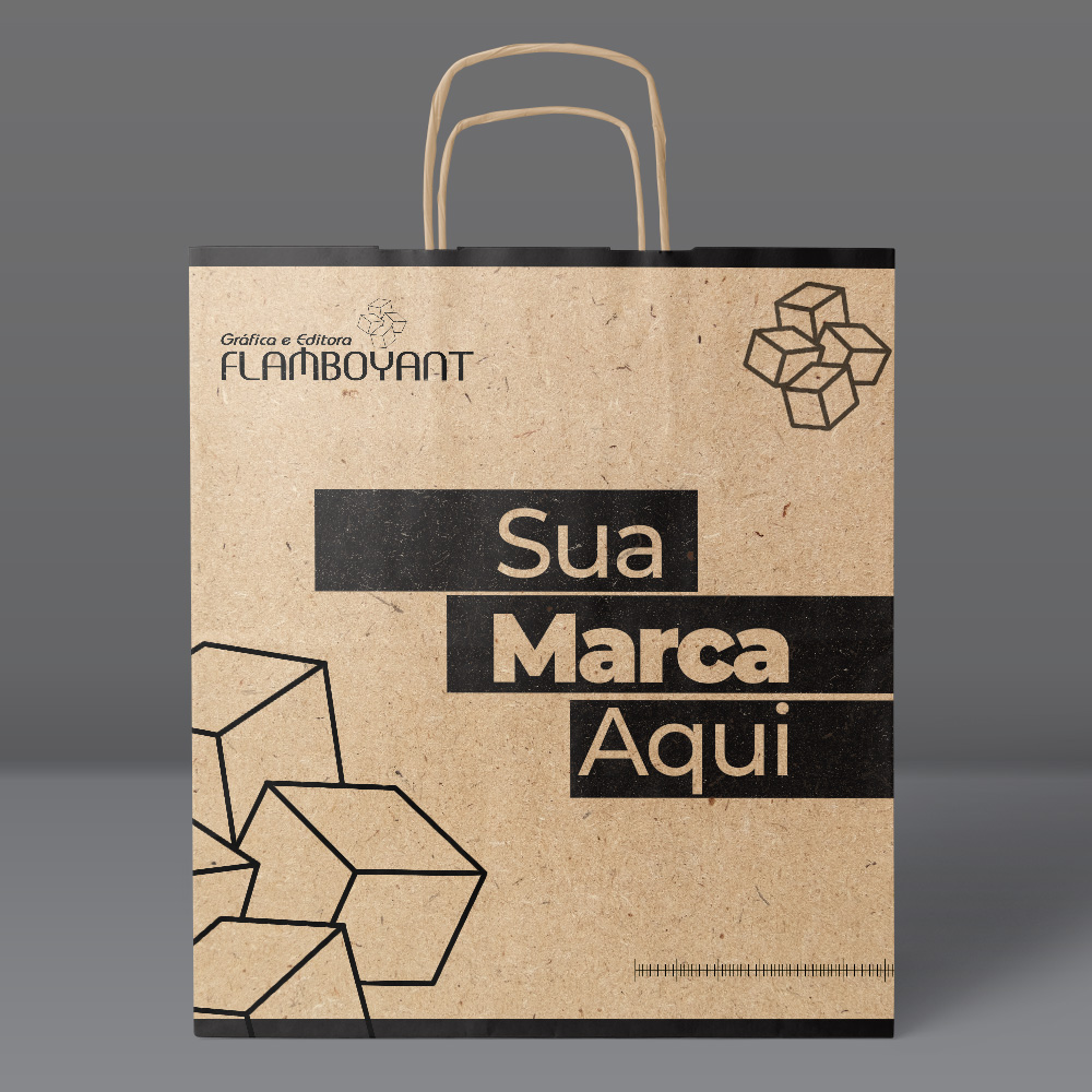 Sacola kraft sustentável